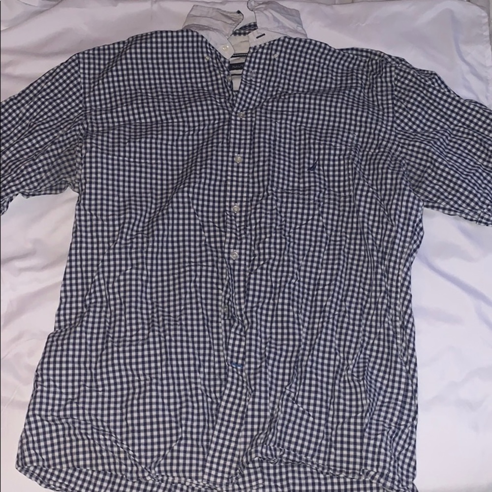 Square flannel men’s button up